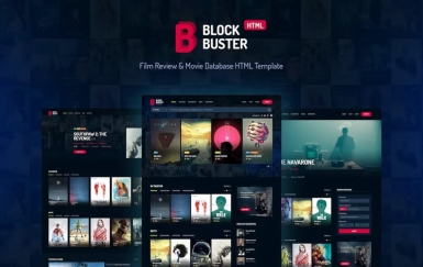 BlockBuster – 电影评论和电影数据库 HTML