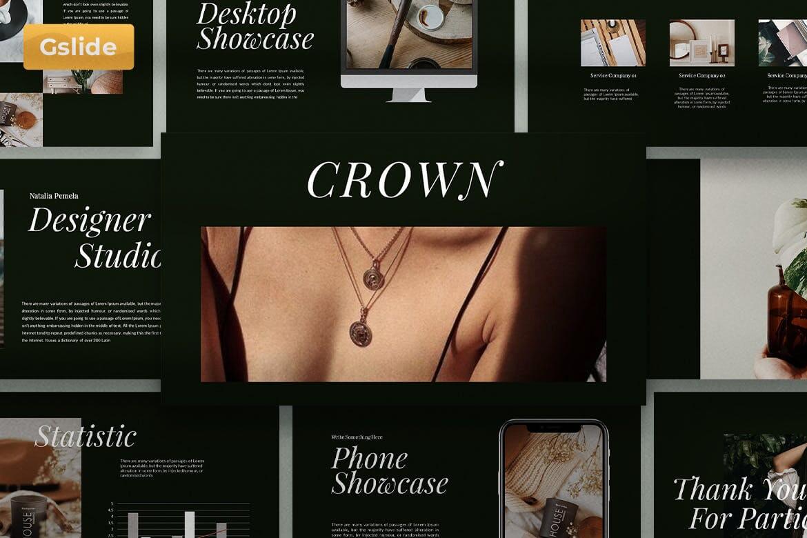 Crown - 谷歌幻灯片演示模板