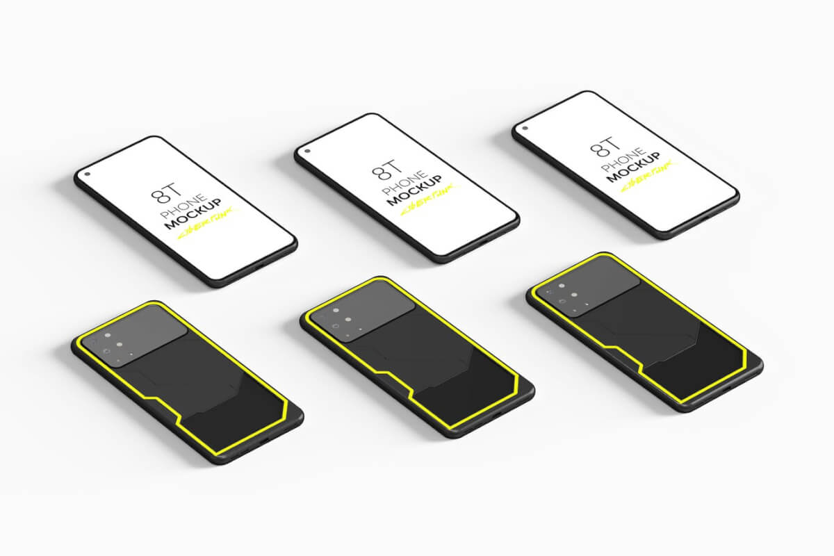 OnePlus 8T手机模型素材