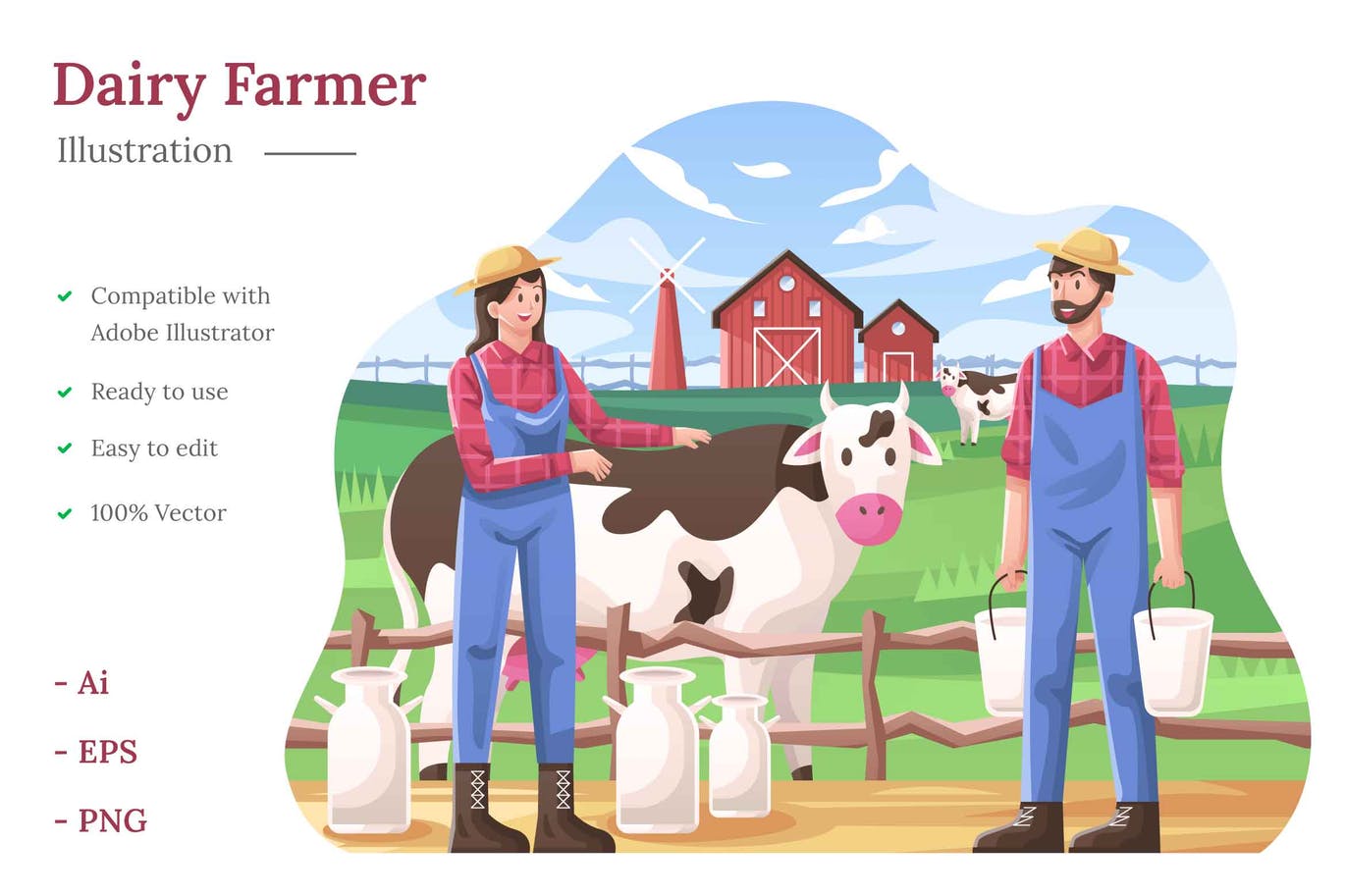 奶农网页插图