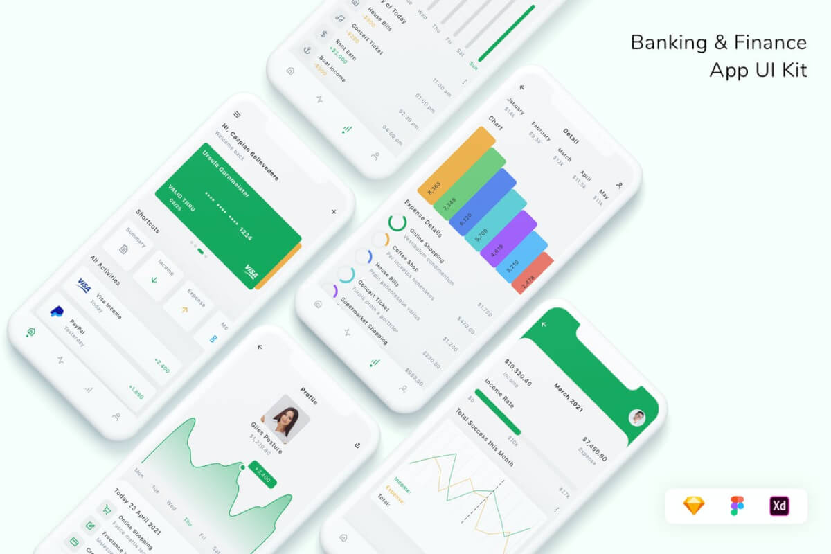 银行和金融应用 UI 套件
