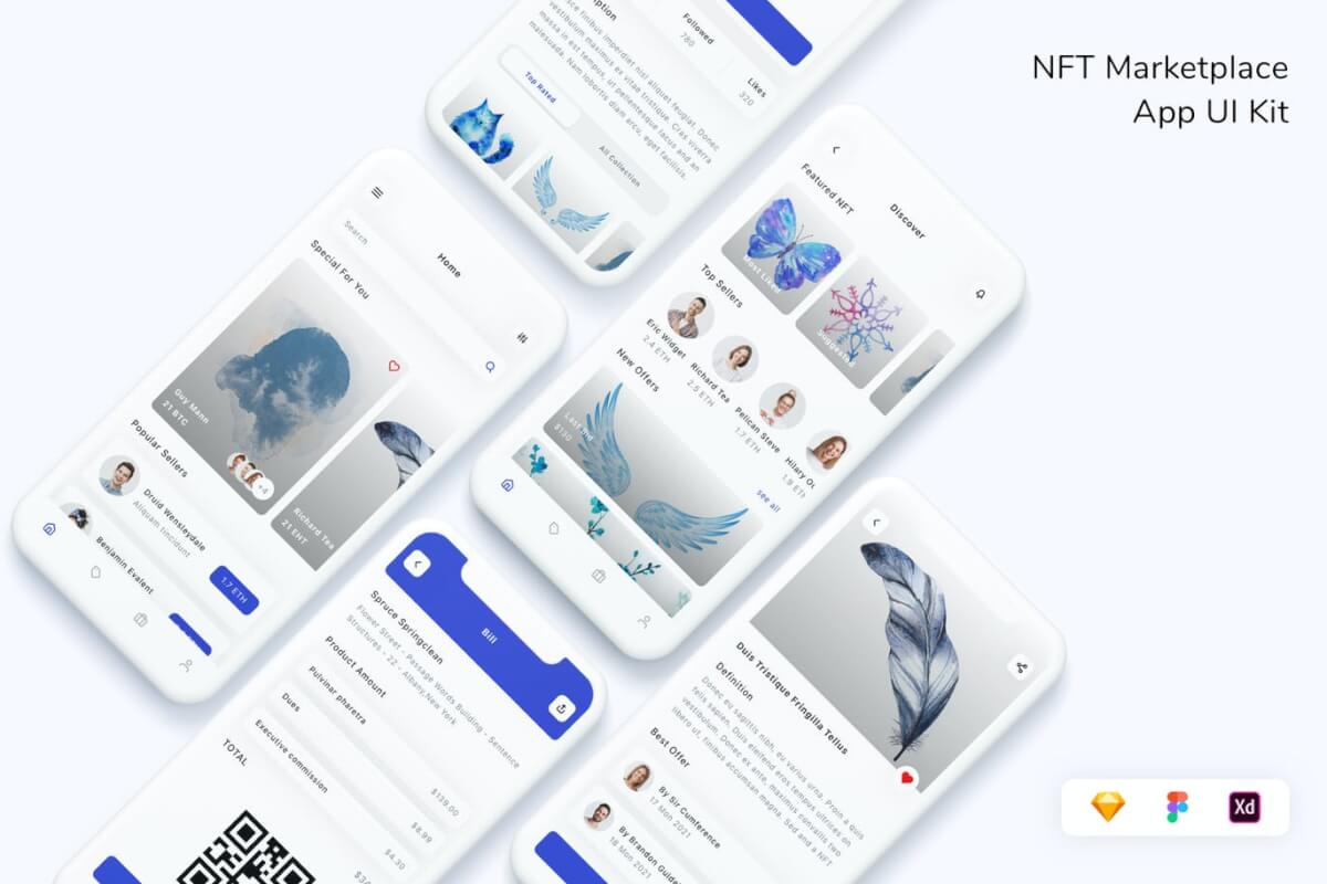 NFT 市场应用 UI 套件