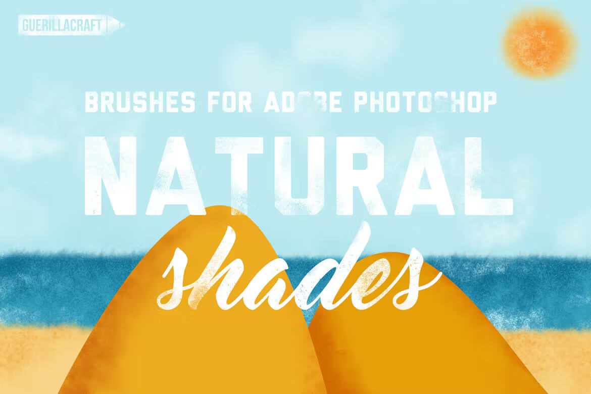 Adobe Photoshop 的自然阴影笔刷