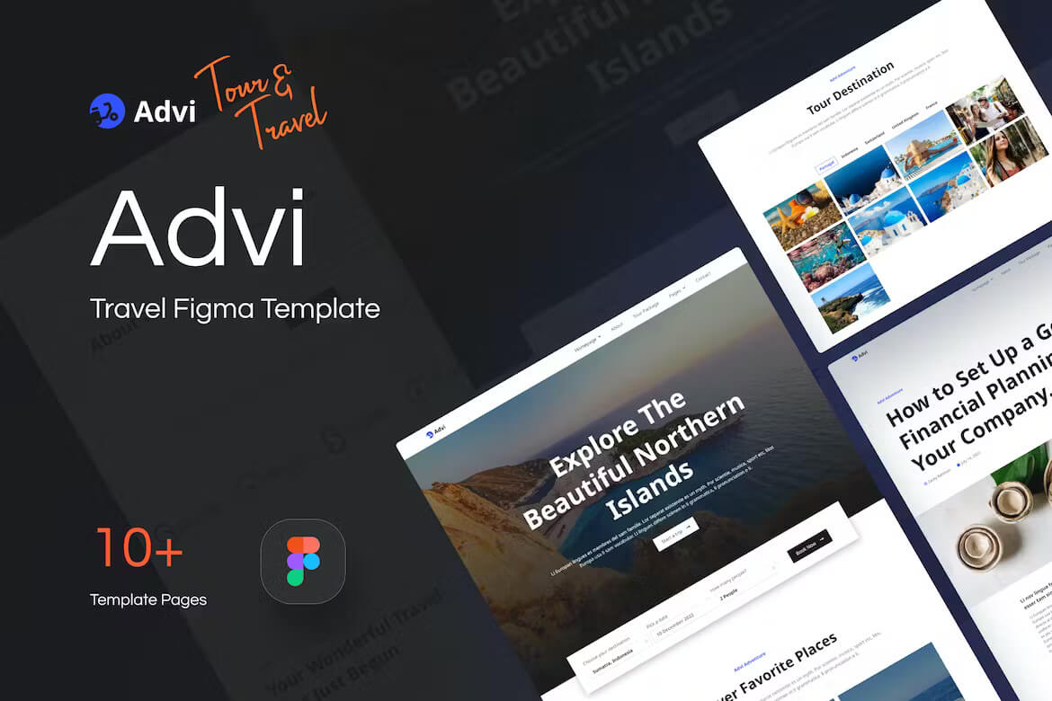 Advi - Travel Figma 模板