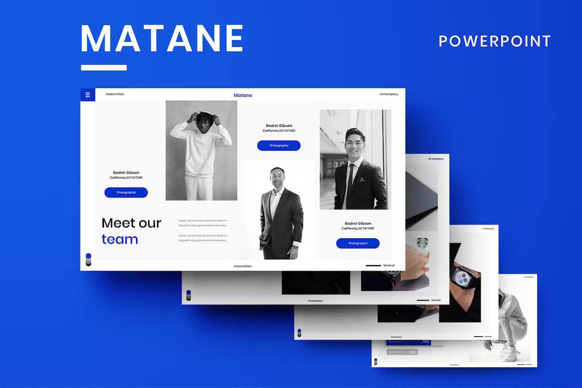 Matane – 商业 PowerPoint 模板